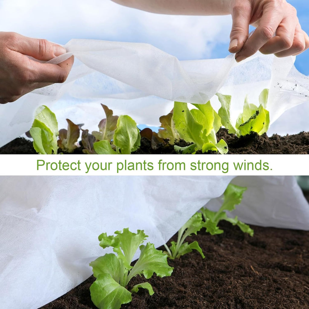 Covers Freeze Protection, Cookmaster 10x50FT Frost Cloth Plant Freeze Protection, Garden Floating Row Covers for Raised