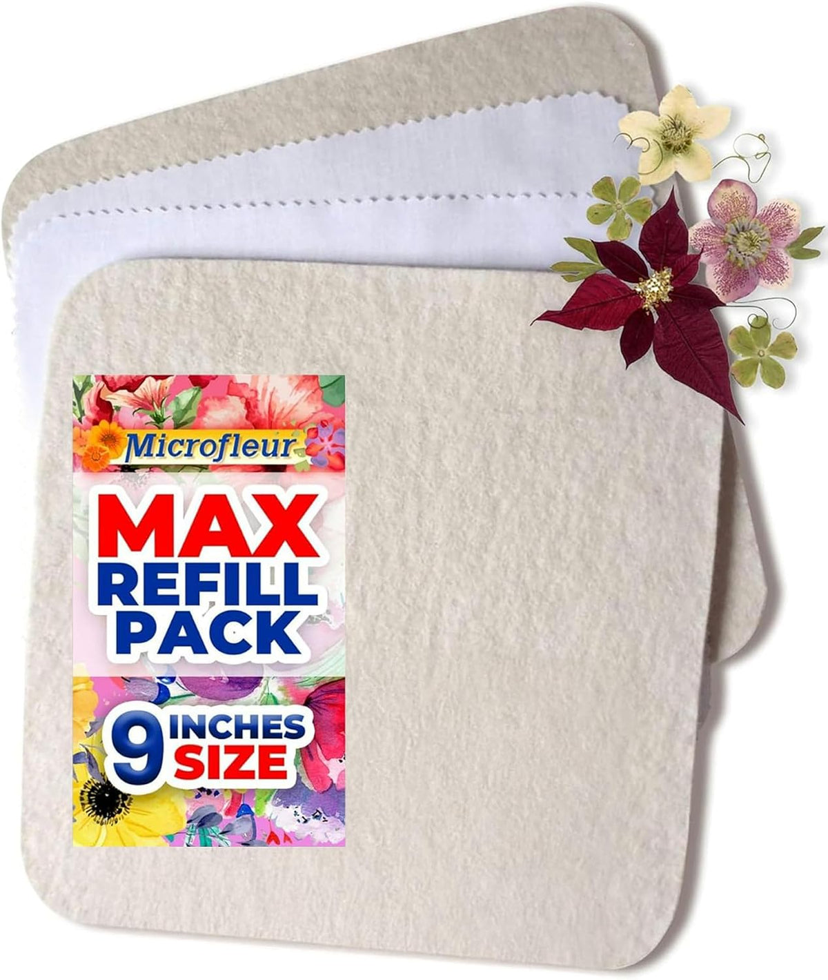 Microfleur Microwave Flower Press Refill Pack, DIY Floral Art - 9" (23 cm)