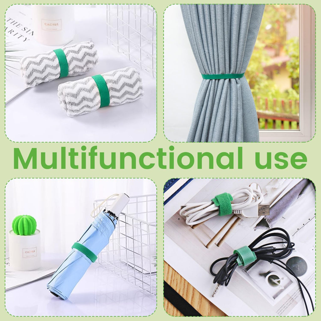 12 Rolls Plant Tape, Twist Ties for Plants 1/2" 394ft Garden Plant Ties, Green Tape, Soft and Tomato Plant Ties, Plant