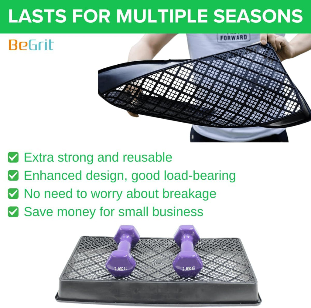 BeGrit 1020 Mesh Bottom Trays with Holes for Seed Starting Germination