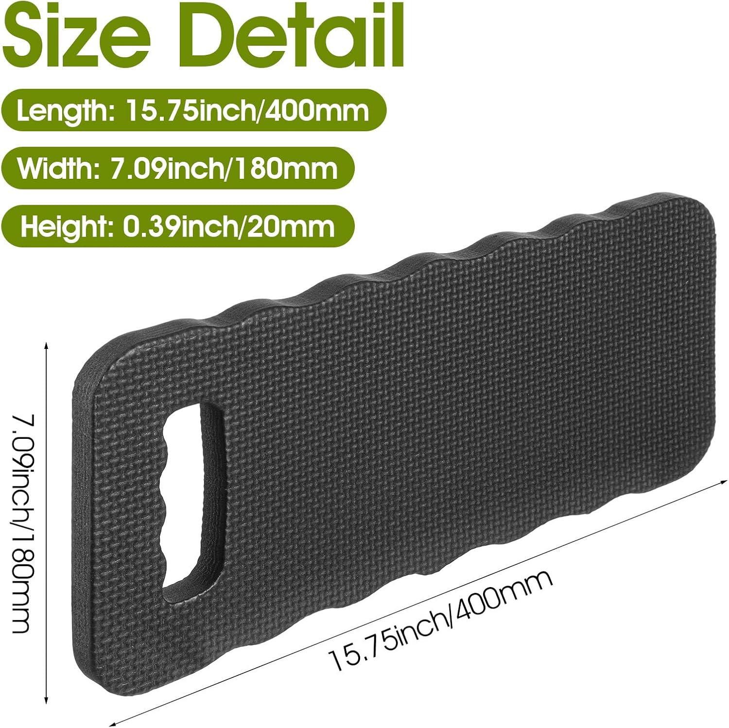 6 PCS Gardening Kneeling Pad, Thick Knee Mat Waterproof Foam Knee Pads Kneeler Mat for Long Gardening Hours,Cleaning