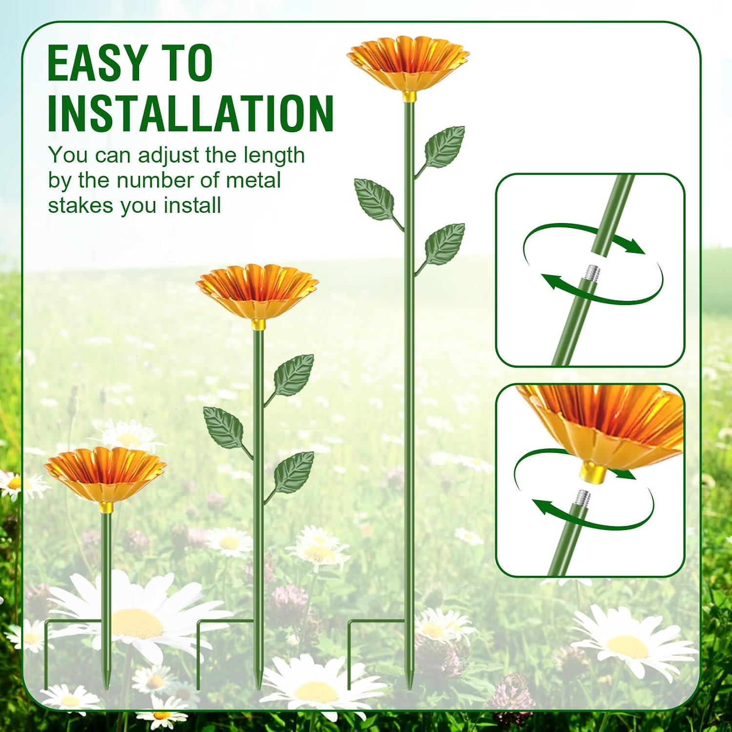 5 Pack Bee Watering Station, Metal Bee Feeder for Garden Flower Design Water Feeder for Outside Colorful Butterfly Bath