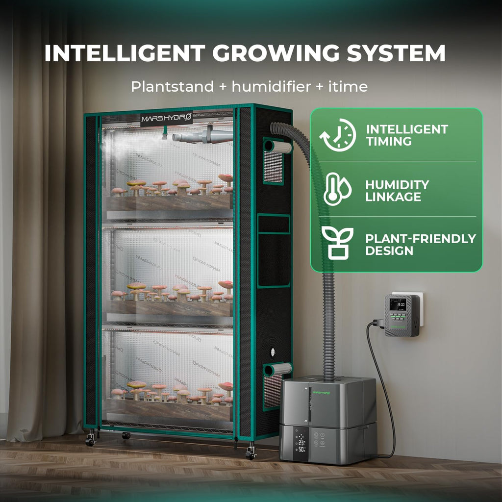 MARS HYDRO 6 Tier Indoor Garden System with 225W Full Spectrum LED Lights | 2026 Indoor Grow Tent for Seedlings, Herbs