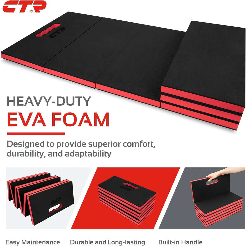 Mechanic Kneeling Pad - Thick EVA Folding Mat for Garage & Gardening