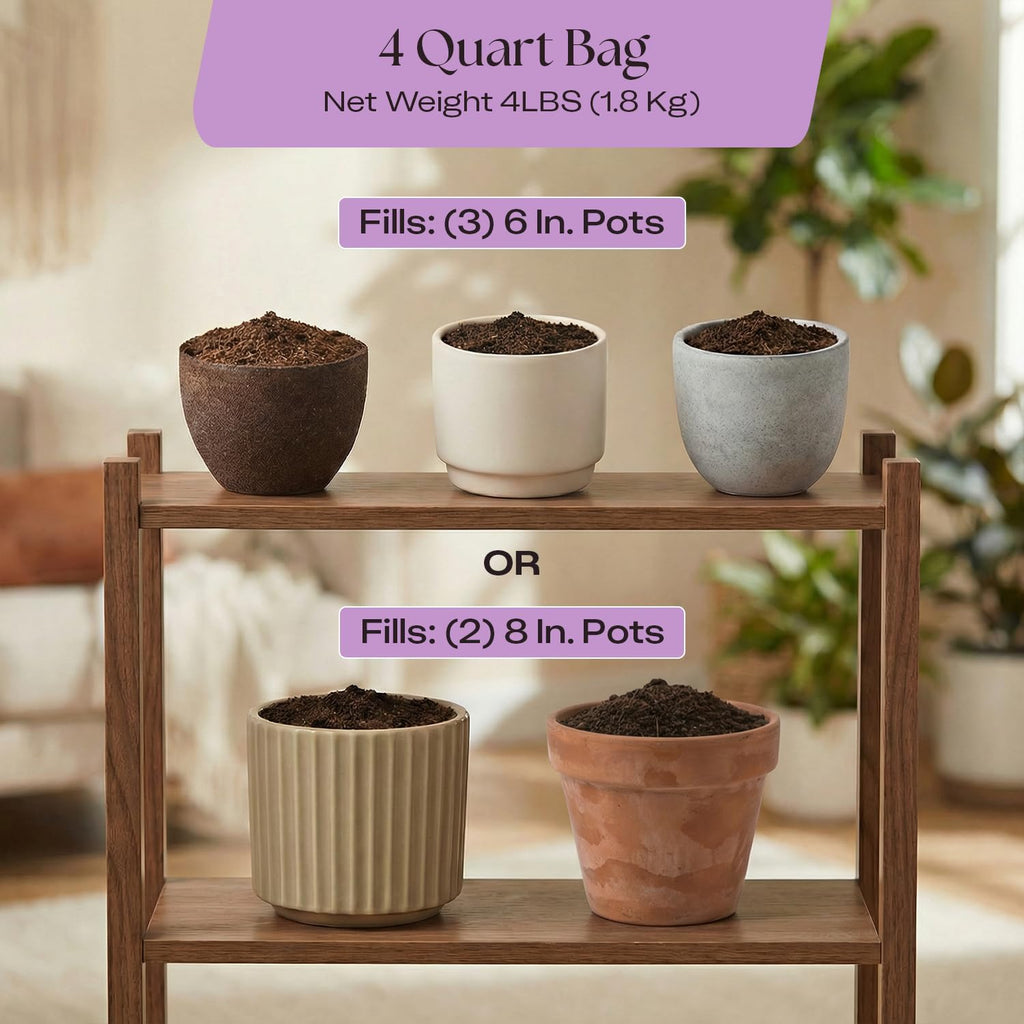 Rosy Soil Orchid Potting Mix, 4 Quarts | Peat-Free Orchid Soil for Repotting, Phalaenopsis, Cattleya, Dendrobium