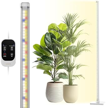 GLOWRIUM Vertical Grow Light for Indoor Plants, 60in LED Standing Lamp