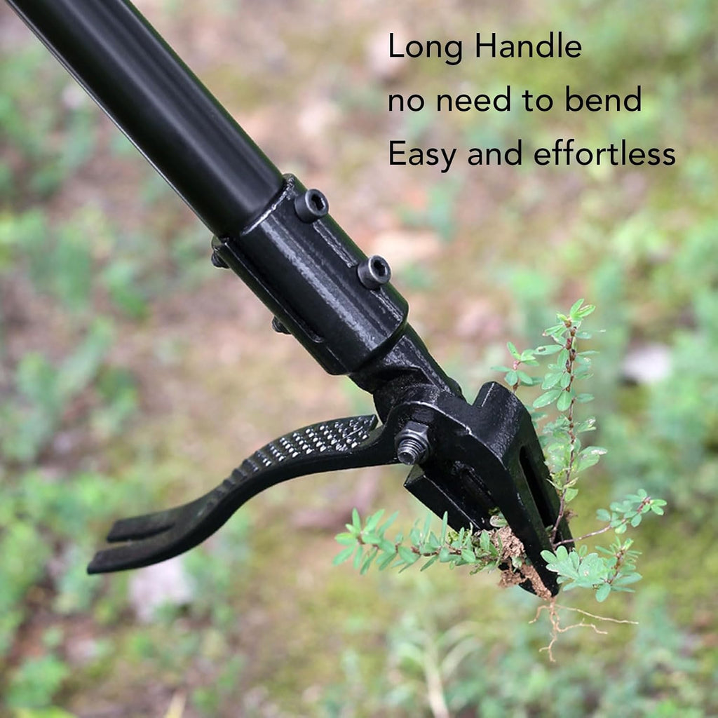 banapoy Garden Weed Puller, Stand Up Weed Puller Tool with Long Handle, Length Adjustable Weeder Puller Tool Claw Root