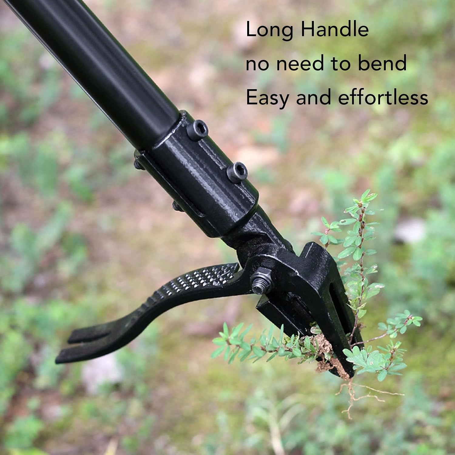 banapoy Garden Weed Puller, Stand Up Weed Puller Tool with Long Handle, Length Adjustable Weeder Puller Tool Claw Root