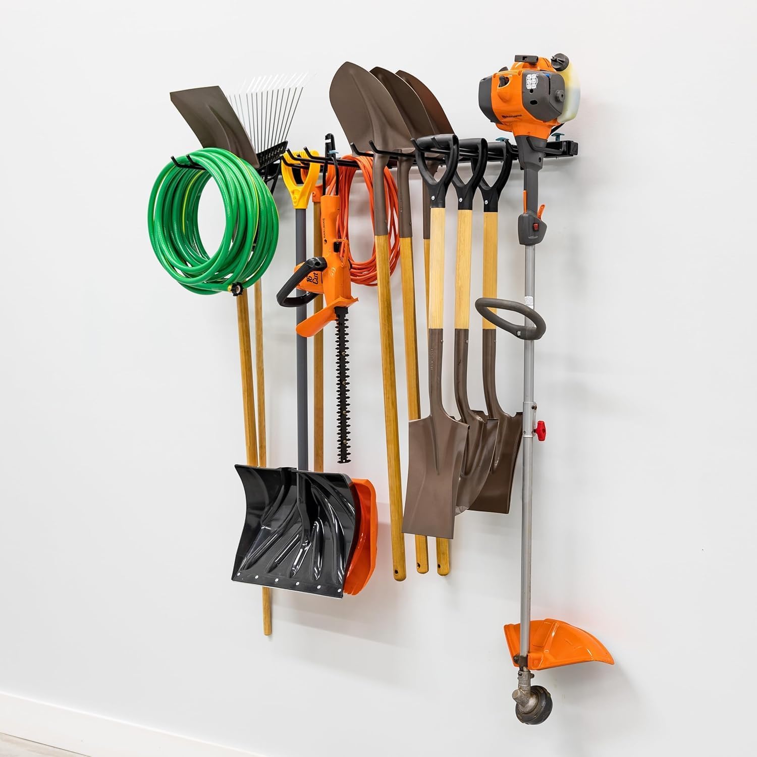 StoreYourBoard Tool Storage Rack – Heavy Duty Garage Tool Organizer Wall Mount for Garden Tools, Rakes, Shovels, Garage