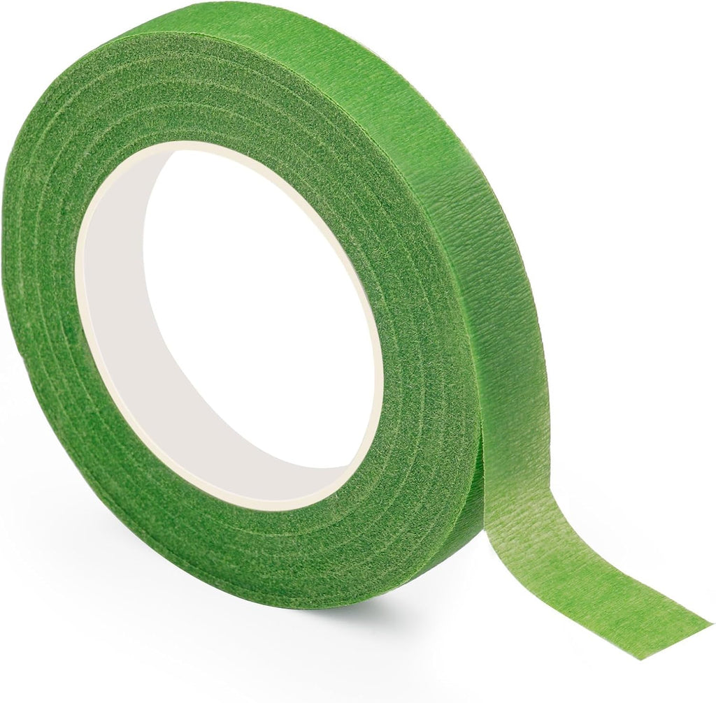 Floral Tape, 1/2inch Light Green Flower Tape for Bouquet Floral