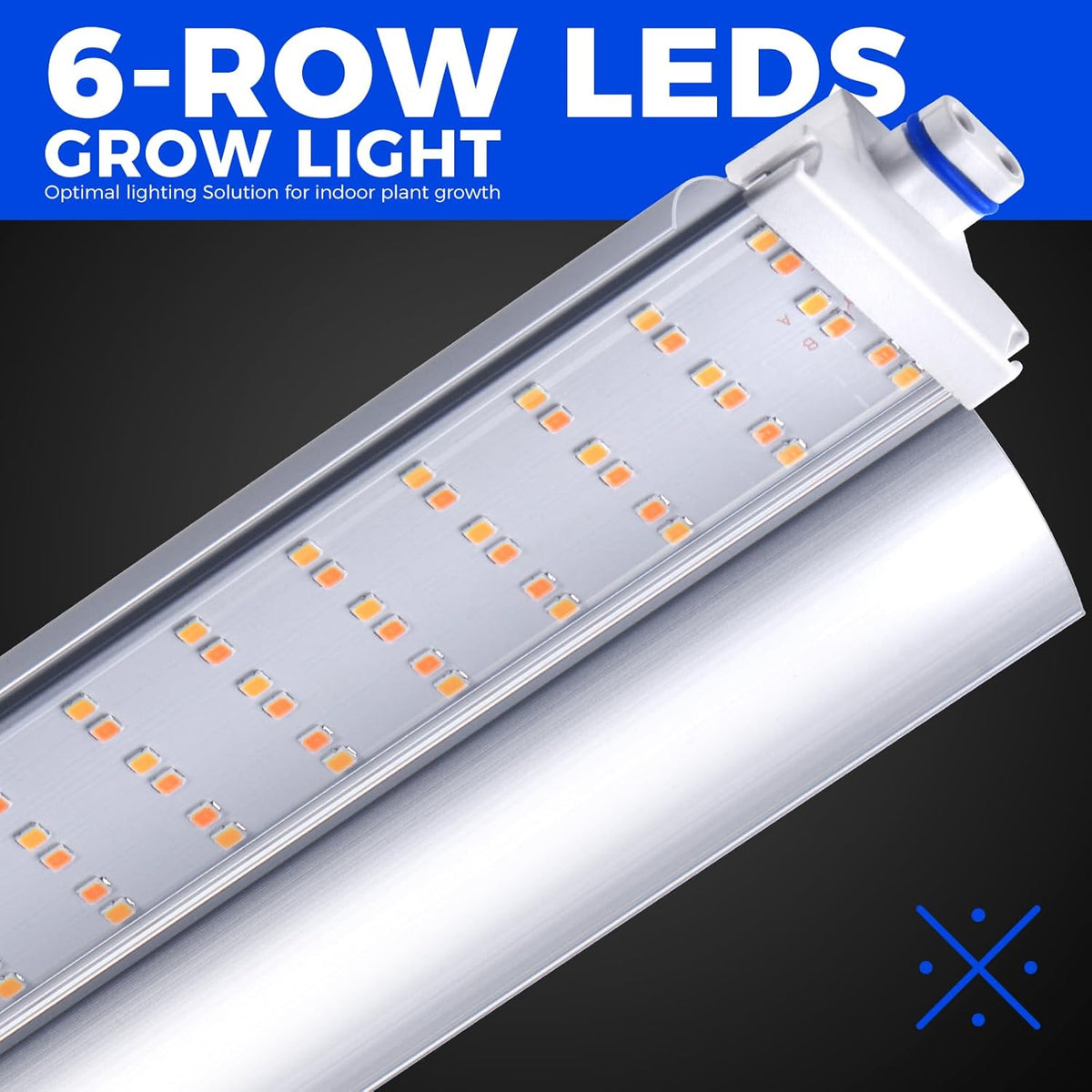 Barrina CX2Z Indoor Greenhouse with Grow Light, 6-Tier 150W, 29.5x13.8x71IN | 5PCS 2FT Full Spectrum Plant Lights, 3
