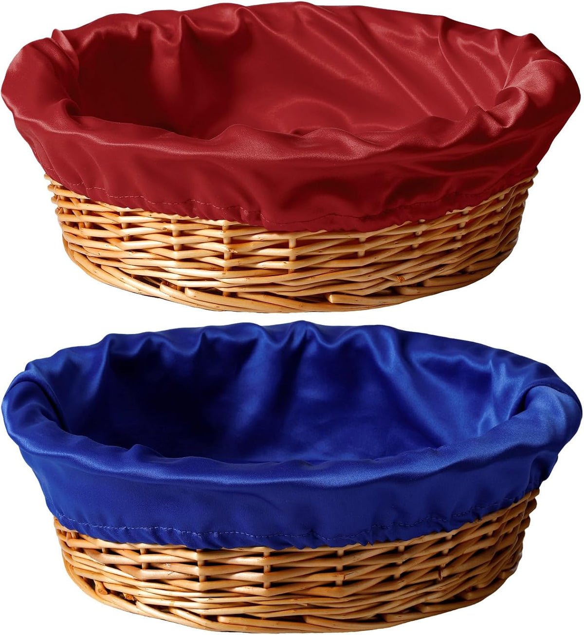 Bulk Group of 12 Thanksgiving Cornucopia Horn of Plenty Baskets - Wicker Cornucopias for Fall Decorating and Displays by Factory Direct Craft