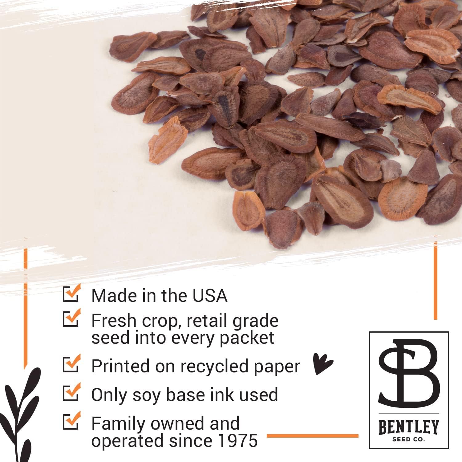 Bentley Seeds Co. Seed Packets for Planting - Party Favors for Indoors and Outdoors Gardening - Non GMO, Non-Coated