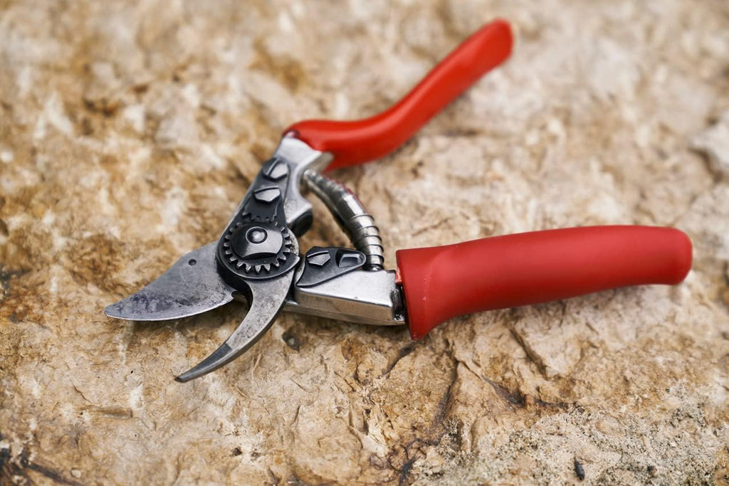 Felco F 15 Pruning Shears – 4.7" Garden Clippers with Rubber Grip & Anvil Blade | Hand Pruners for Gardening | Garden