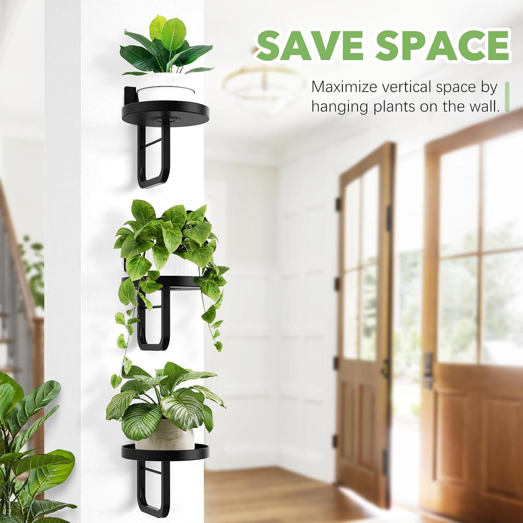 Wall Plant Holder, 7.9 Inch Large Hanging Plant Holder Wall Planters for Indoor Plants, Wall Mounted Plant Holder