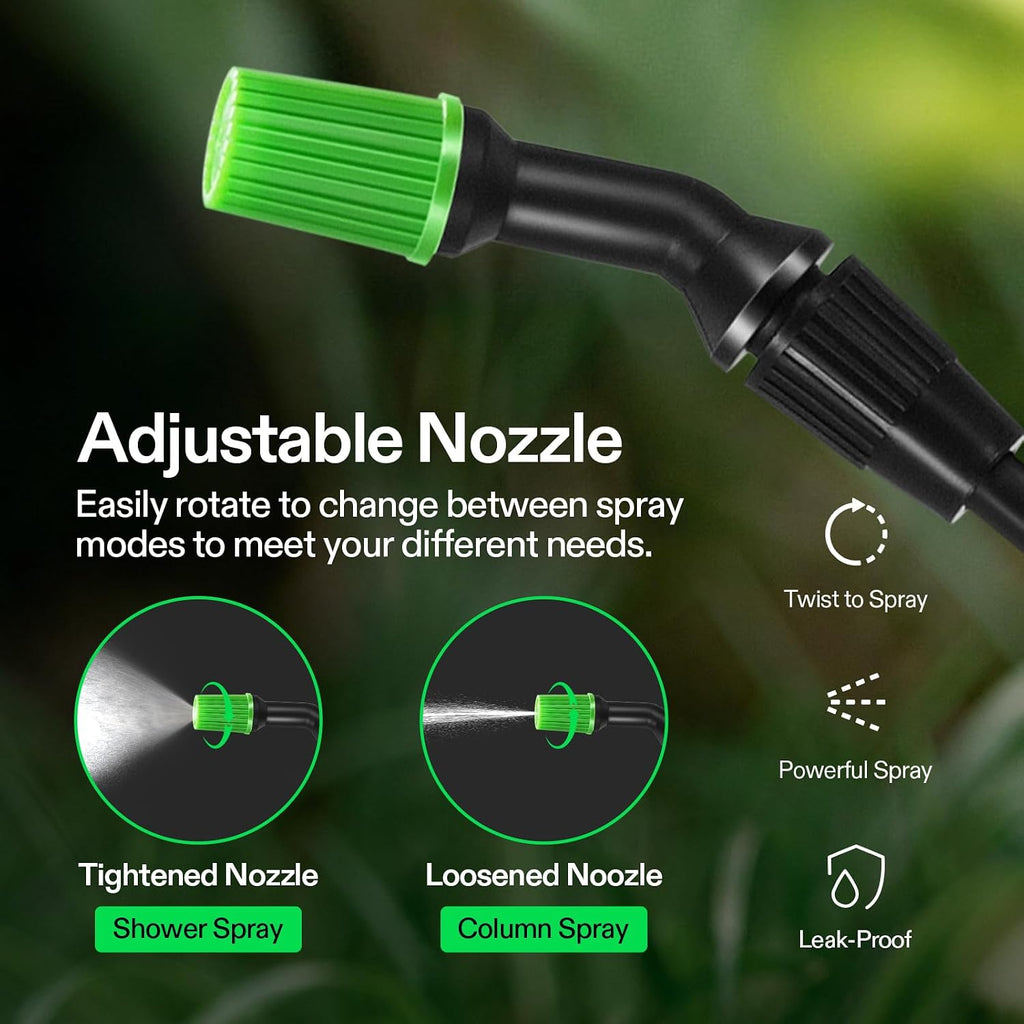 VIVOSUN 1.35-Gallon Pump Pressure Sprayer | Lawn & Garden Water Sprayer with Adjustable Shoulder Strap, for Spraying