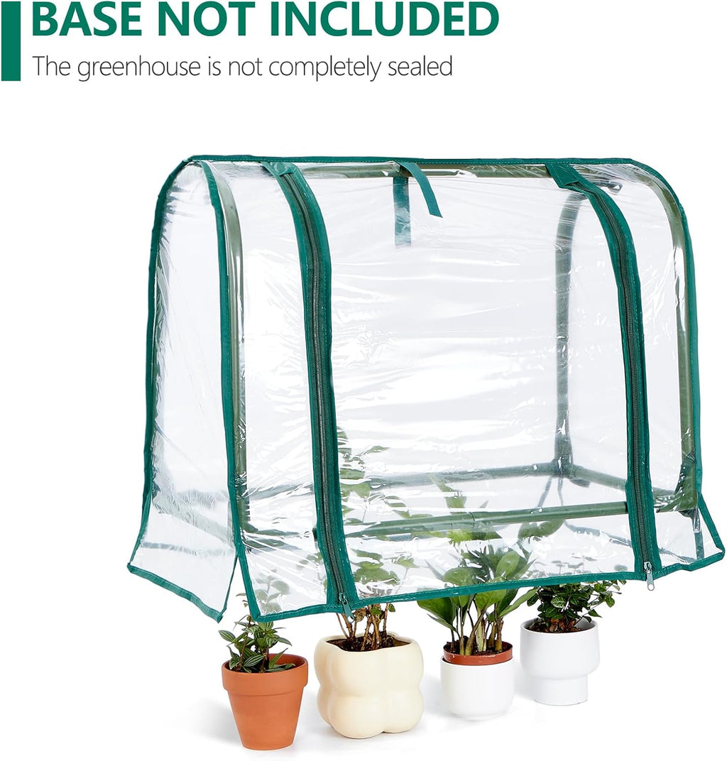 Mini Indoor Greenhouse Tabletop Garden Nursery Plant Cover Tent Humidity Domes for Home Gardening Germination and