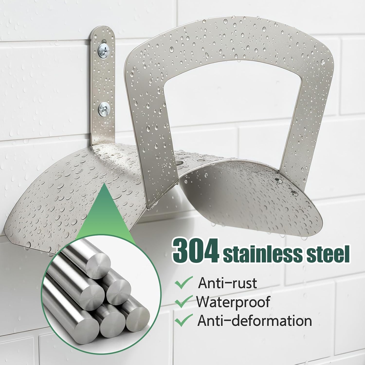 Primst Garden Hose Holder Wall Mount Hose Hanger Heavy Duty Metal Hose Bracket Water Hose Storage Organizer Durable