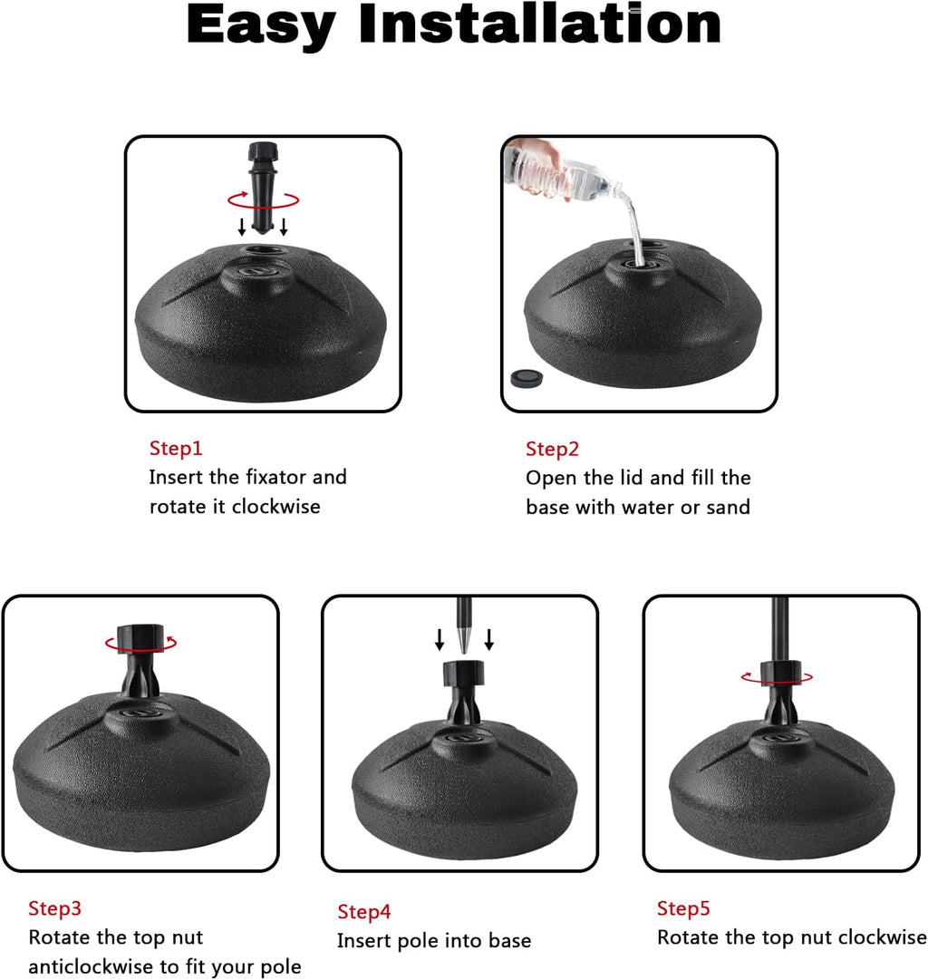 Flag Base Stand Indoor Outdoor, Feather Swooper Flag Base Stand, Flag Poles Floor Holder Stand