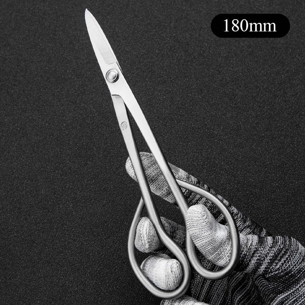 Small Size TianBonsai Bonsai Tools 5-Piece Alloy Steel Bonsai tool Kit In Cluding 180mm Long Handle Scissors / 180mm