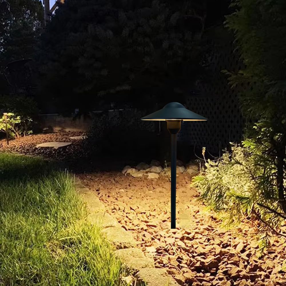 Low Voltage Pathway Lights Landscape Lighting,Replaceable G4 LED | 12-24V Aluminum Path Light Garden Driveway Walkway