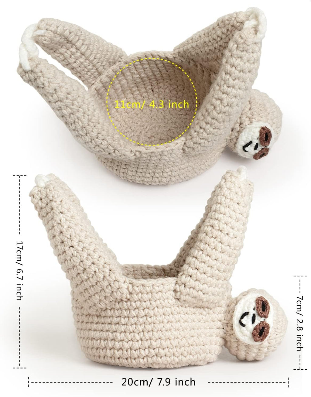 Sloth Gifts Sloth Plant Hanger Plant Gifts Macrame Hanging Planter | Succulent Pot Hanging, Plant Lovers, Home Decor, 5