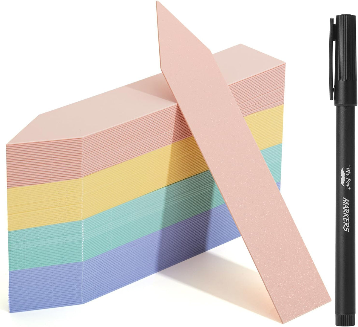 Mr. Pen- Plastic Plant Labels, 100 Pcs, 4“, Pastel Colors Plant Markers