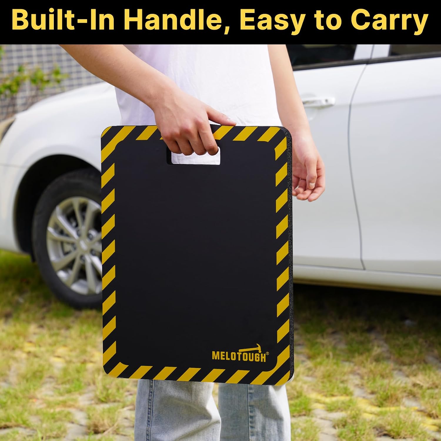 MELOTOUGH Kneeling Pads for Work, Soft & Thick Foam Kneeling pad for Gardening, Auto-Repair, Cleaning, Flooring, Water