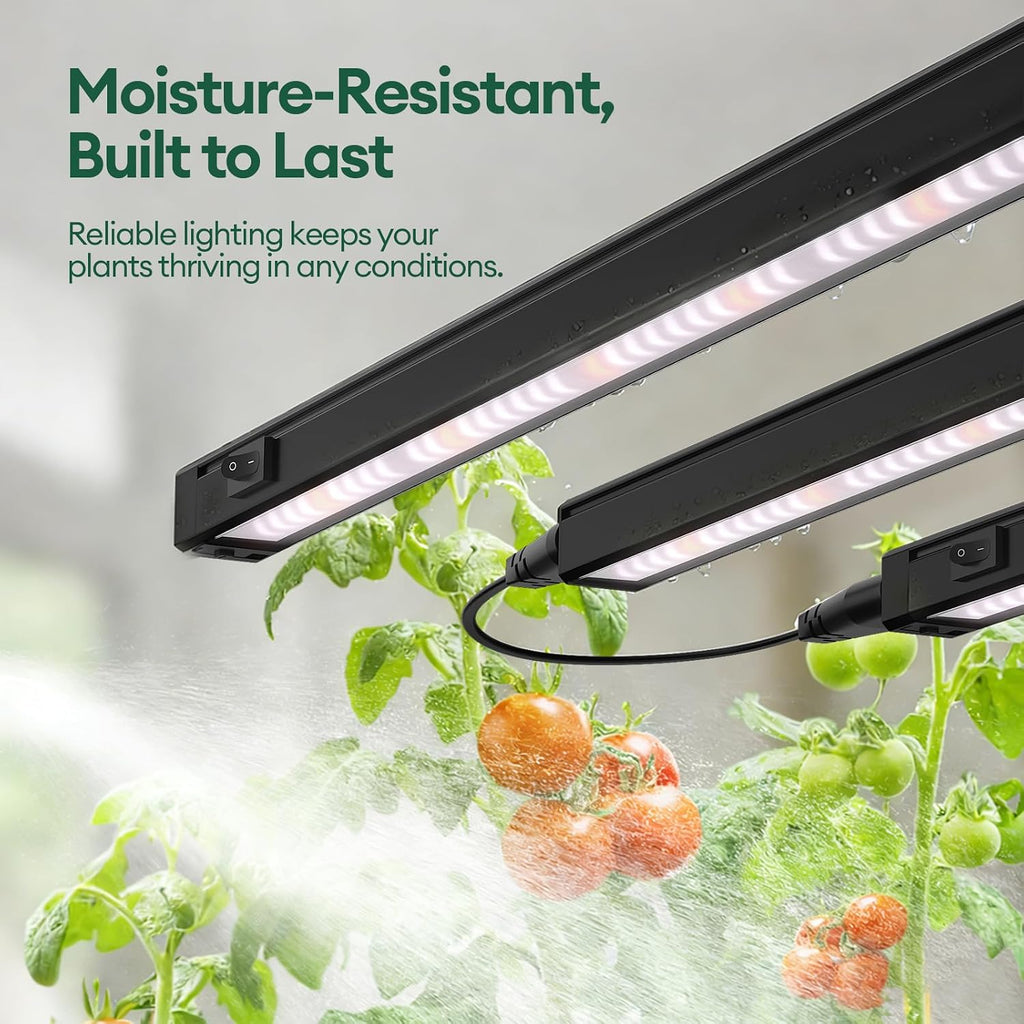 Grow Lights for Indoor Plants, Tunable Spectrum 1FT LED Growing Lamp 56W (8 x 7W), T5 Grow Light Strip for Seed