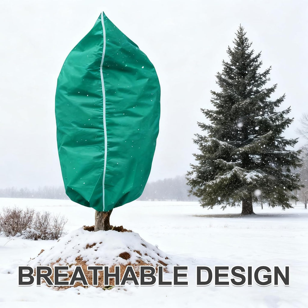 2 PCS 47.2 x 70.8 Inches Plant Covers Freeze Protection, 2.2oz/yd² Frost Cloth for Outdoor Plants with