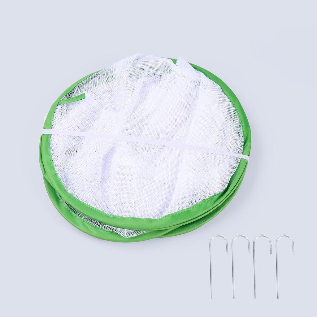 36" Large Mesh Plant Cover for Outdoor, Plant Netting Protector Garden Enclosure Cloche for Fruit, Vegetables