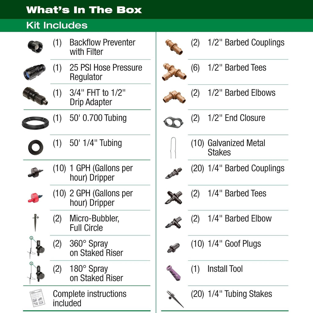 Rain Bird LNDDRIPKIT Drip Irrigation Kit