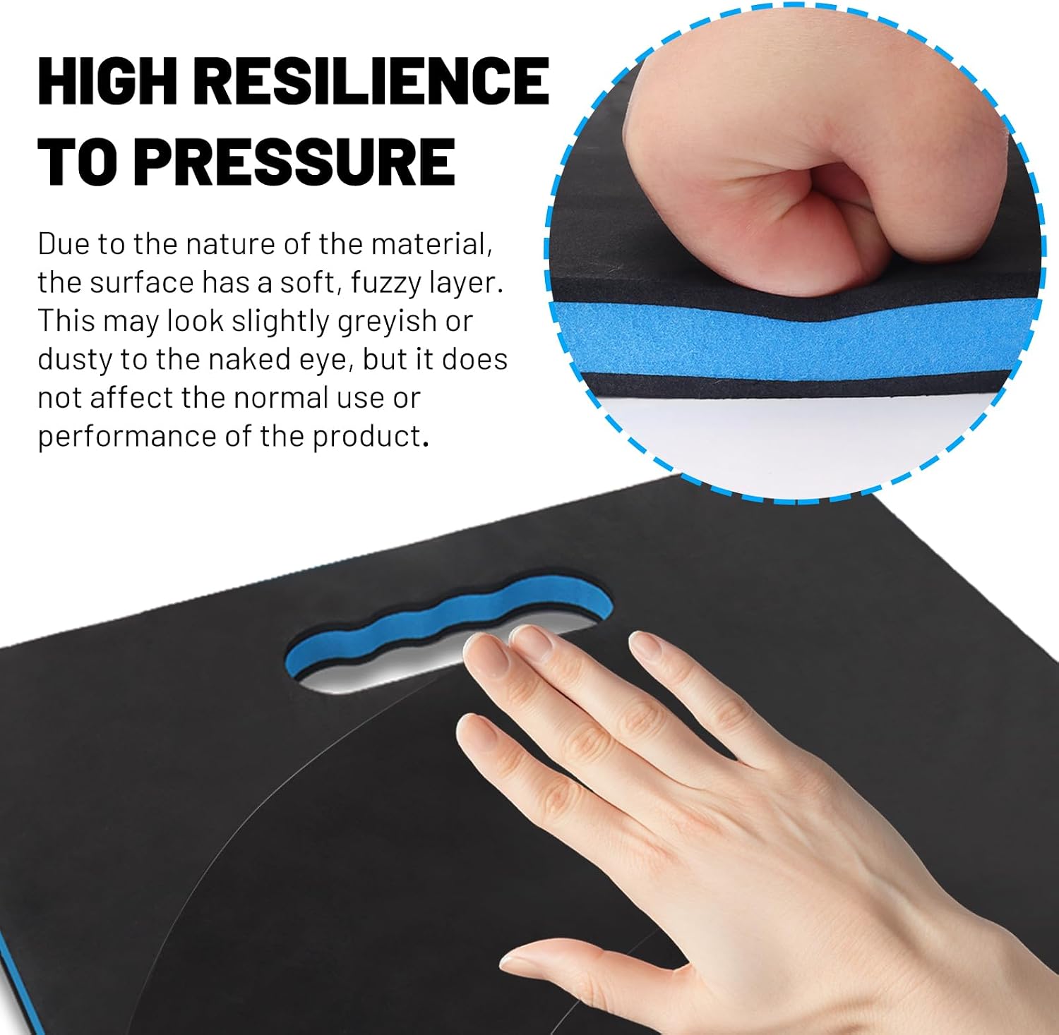 Mechanic Mat for Working Under Car, Magnetic Slot for Storing Screws or Small Accessories, Thick Kneeling Pad with