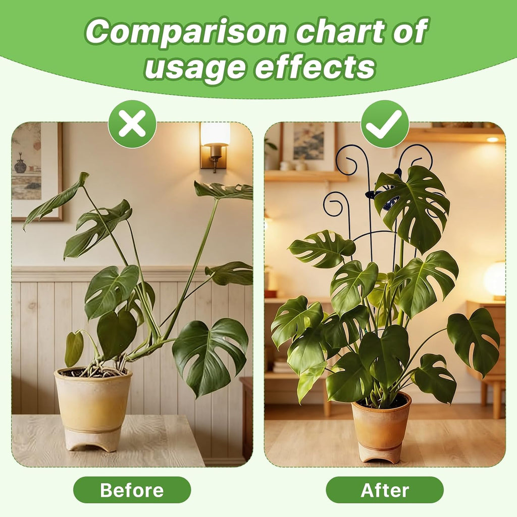 4 Pack 30 Inch Taller Plant Trellis for Potted Climbing Plants Indoor, Expandable Metal Garden Trellis for Climbing