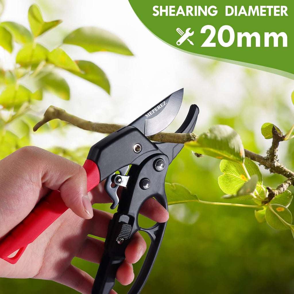 Premium pruning shears for gardening, Work 3 times easier, Pruners heady duty, Sharp garden clippers cuting florist