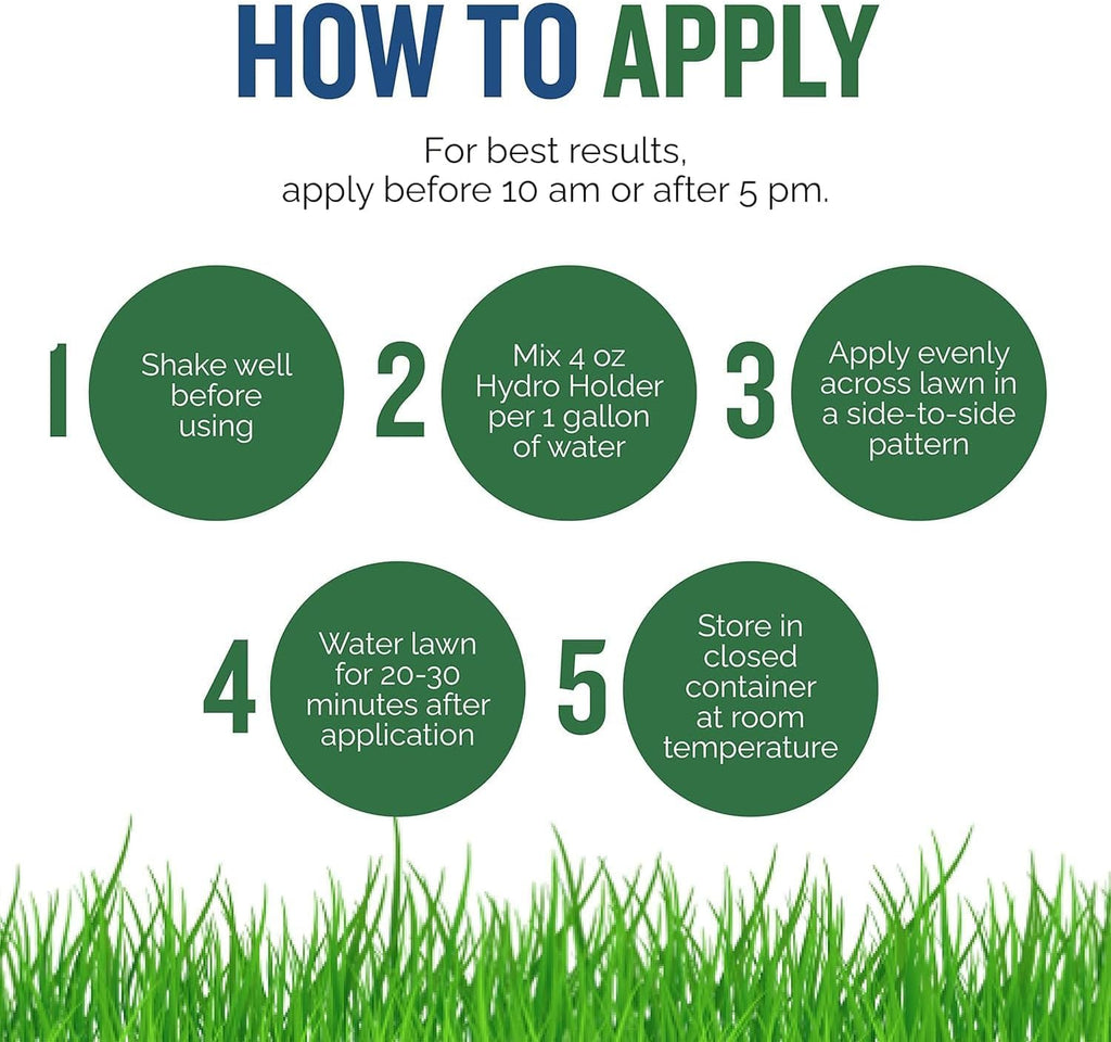 Turf Titan Hydro Holder Wetting Agent - Suspends Moisture in Your Grass Soil, Improves Water Drainage & Nutrient Uptake