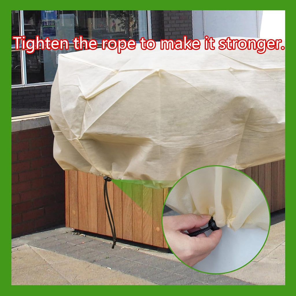 Plant Cover Freeze Protection, Winter Plant Covers, Plant Frost Cover, Tree Plant Freeze Protection Covers, Planter