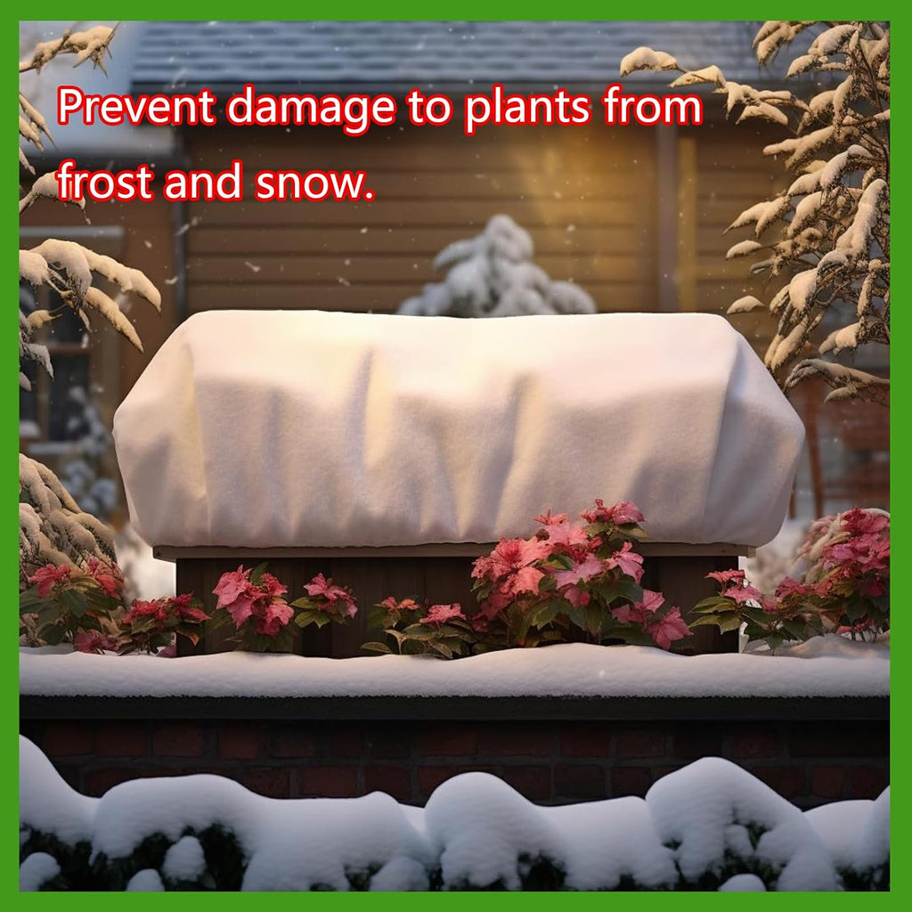Plant Cover Freeze Protection, Winter Plant Covers, Plant Frost Cover, Tree Plant Freeze Protection Covers, Planter