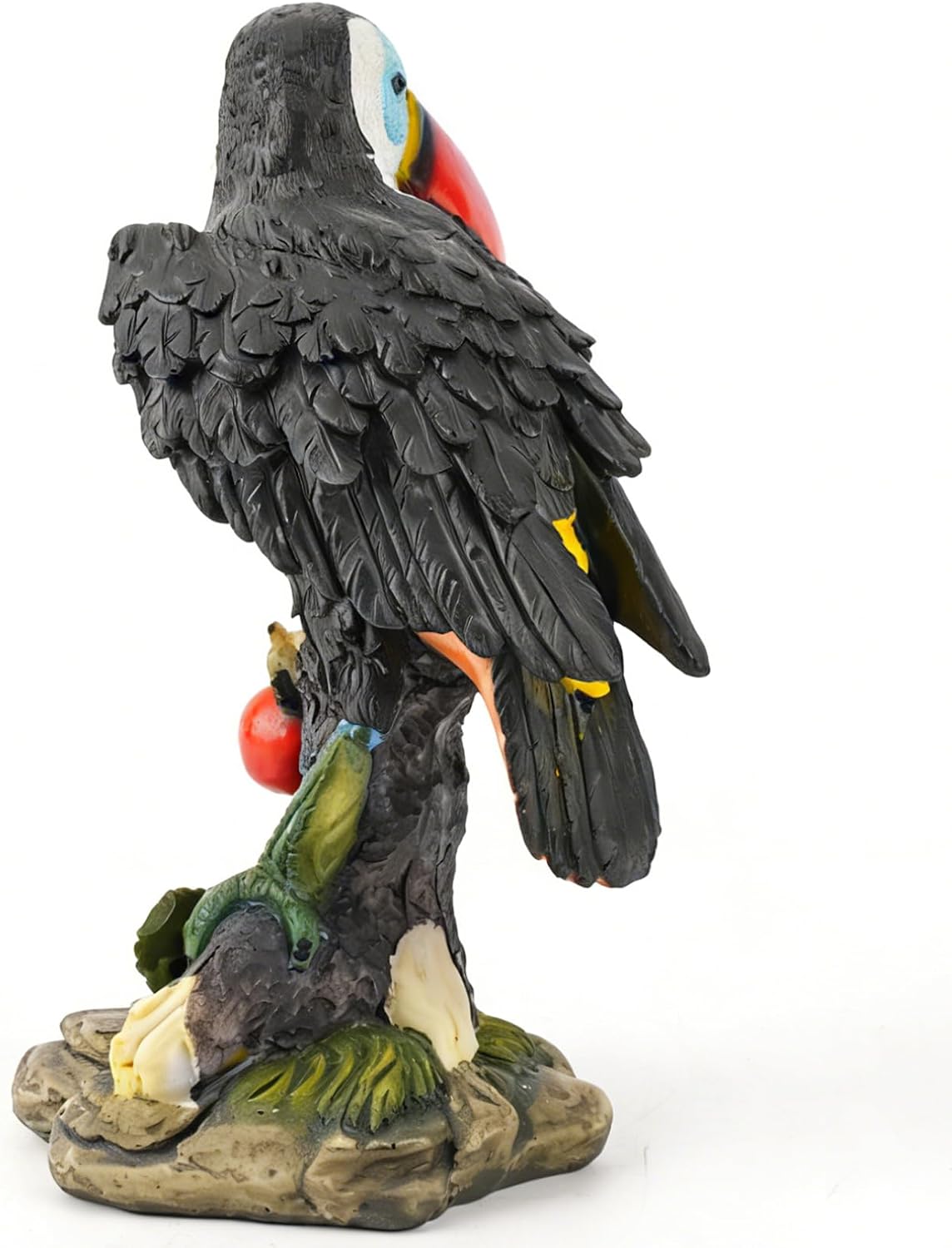 Outdoor Toucan Statue for Garden, Yard & Flower Bed Decor | Weather-Resistant Resin, Toucan Figurine Adds Farmhouse