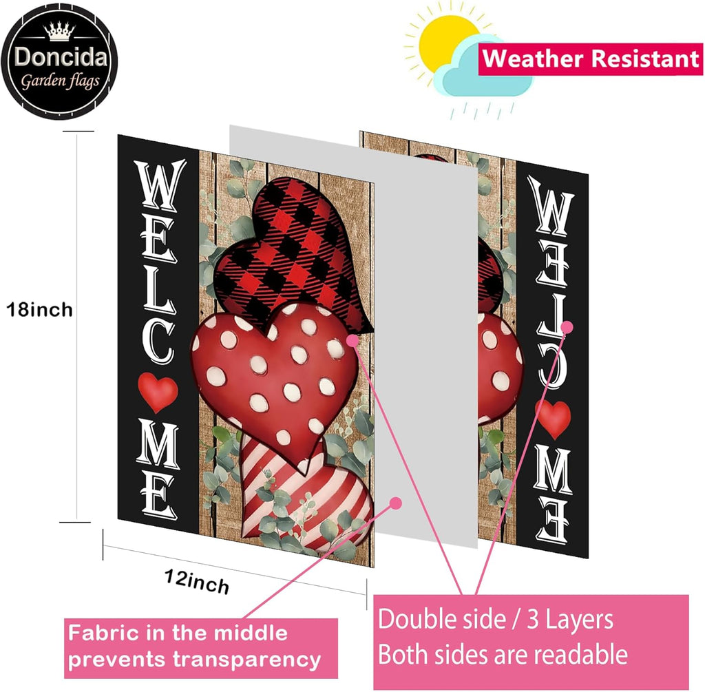 20 Pack Seasonal Garden Flags Set Double Sided 12x18 Inch Small Yard Flags, Holiday Seasonal Garden Flag for Outside