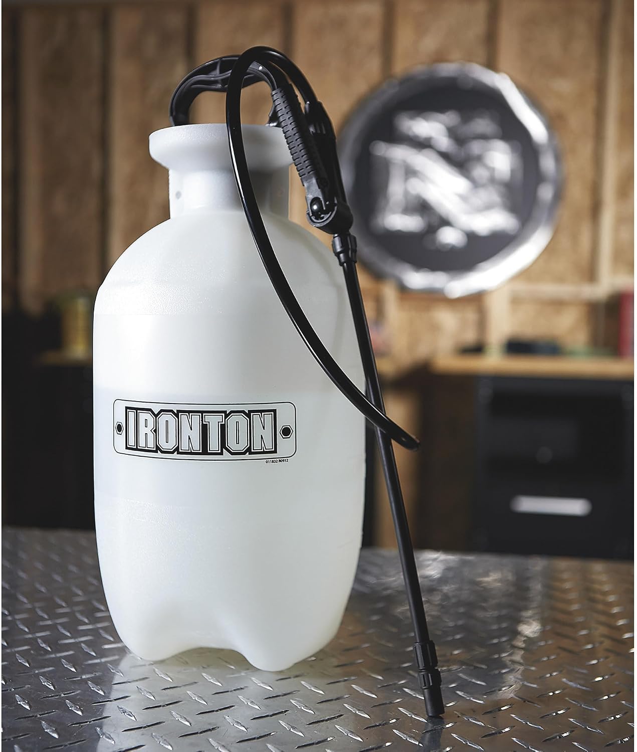 Ironton 12V Sprayer Pump, 2-Gallon, 45 PSI, 15.5in. Wand | Piston pump, Adjustable nozzle, Anti-clog filter, Compact