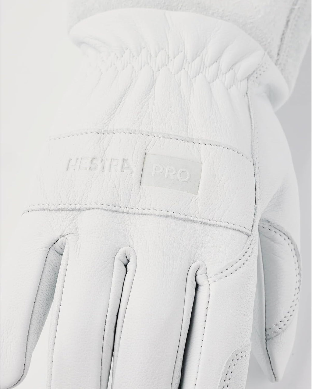 HESTRA PRO Garden Rose Glove, Long Protective Leather Gauntlet Gardening Gloves for Men & Women - Off Wht - 8