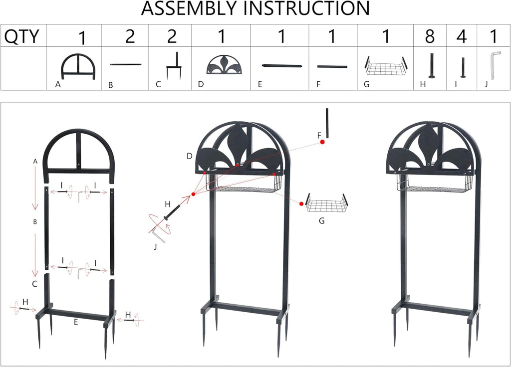 Garden Hose Holder, Water Hose Holders Stand Holds 160-Feet Freestanding Hose Reel Storage Hanger Rack for Outside Yard