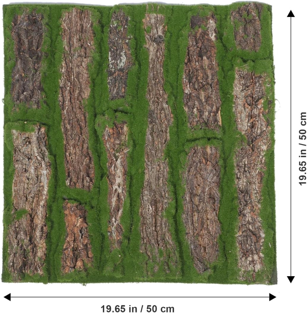 Toddmomy Artificial Moss Mat 3Pcs - Realistic Fake Moss Turf for Micro Landscape Fairy Garden Succulent Planter Indoor