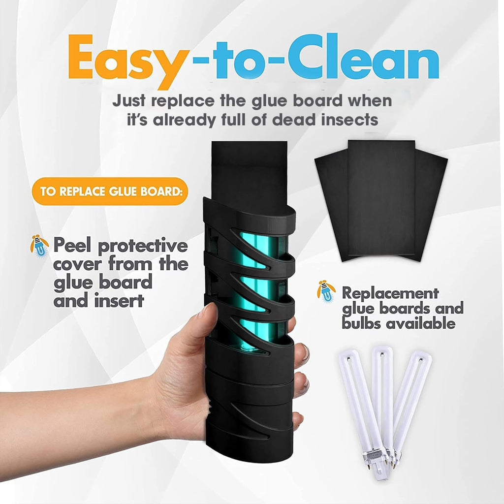 FlyWeb - Fruit Fly Traps for Indoors, Gnat Traps for House Indoor - Made in USA, Fruit Fly Killer, Non Bug Zapper