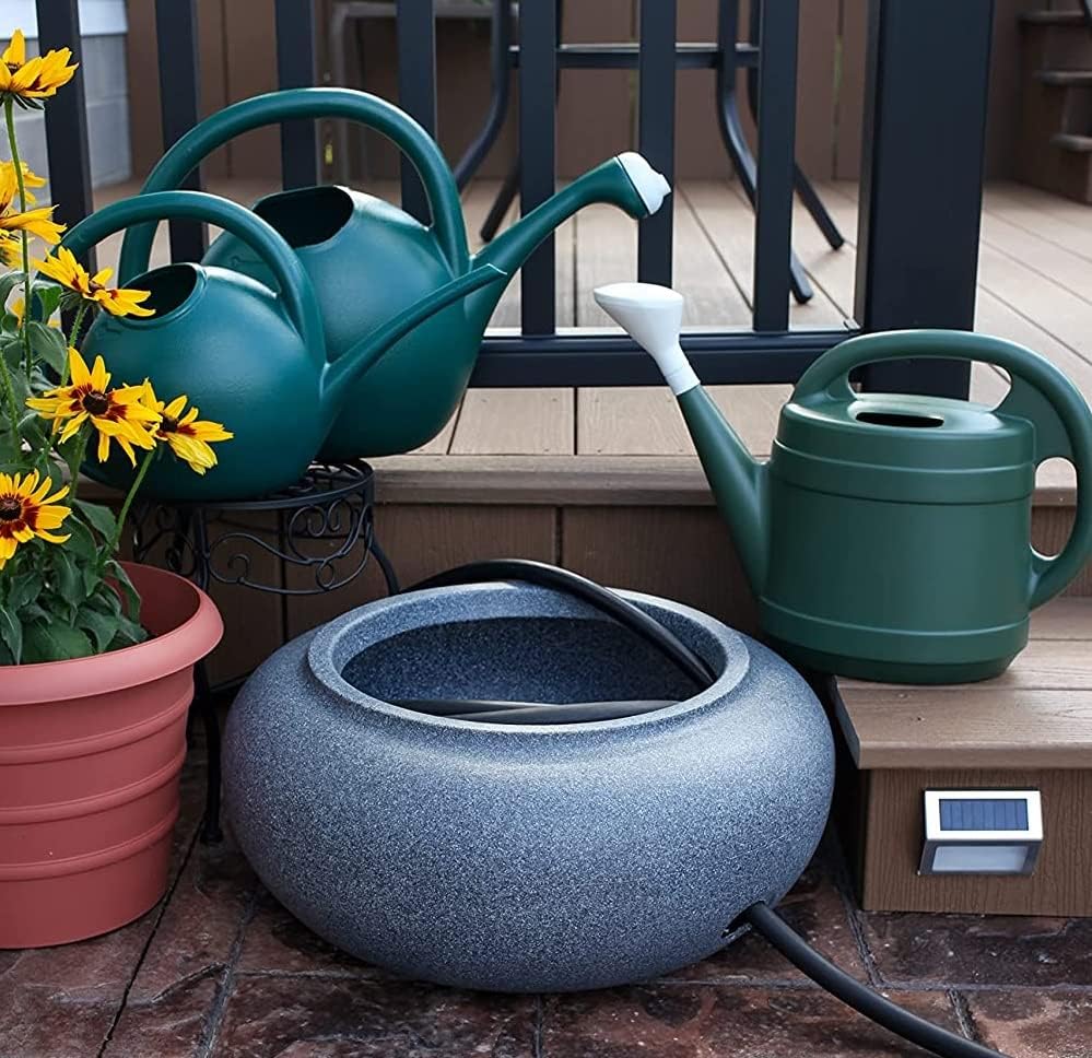 Standard Watering Can - Plant Watering Can - Small Plastic Garden Water Pot for Indoor Outdoor Plants Flowers by The HC