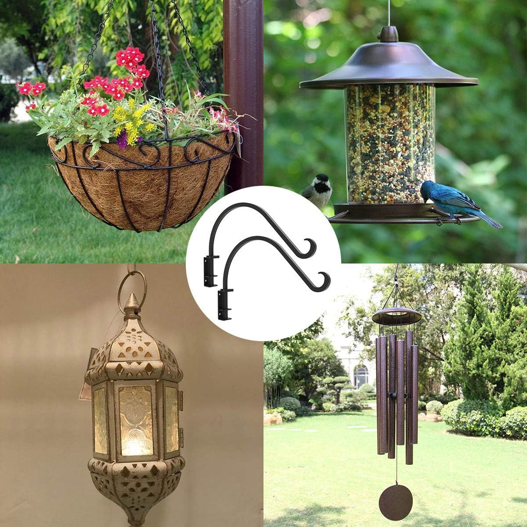Swivel Plant Hanger for Hanging Plant, Plant Hanging Holder,Heavy Duty Black Iron Plant Hanger Brackets for Hanging