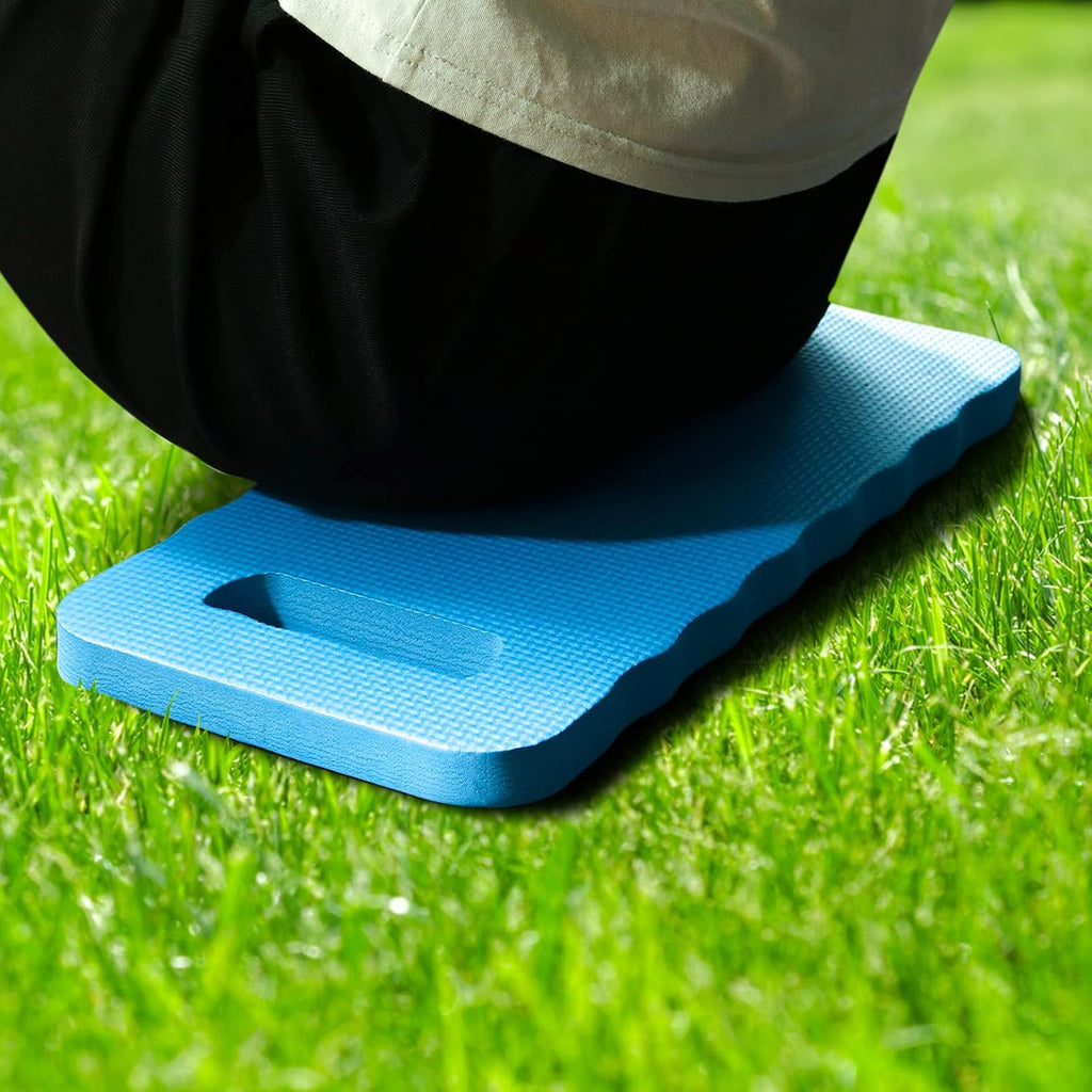 SHEUTSAN 12 Pack 16 x 8 x 1 Inch Thick Kneeling Pad, Garden Kneeling Pad with Pre-Cut Handle, Knee Pad Floor Kneeler