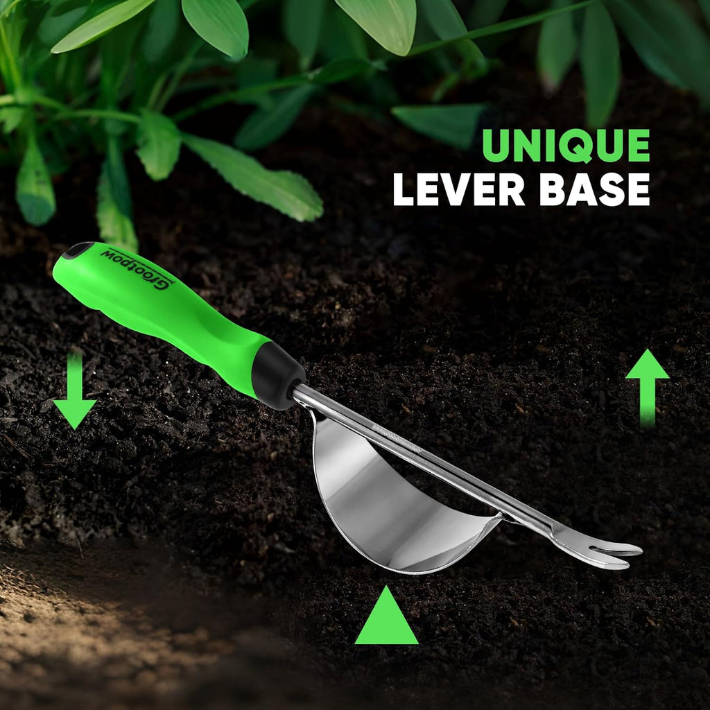 WP5 Apex Weed Puller + Hand Weeder - Bundle Stand Up Weed Puller & Hand Weeder Tool for The Easiest & Most Effective