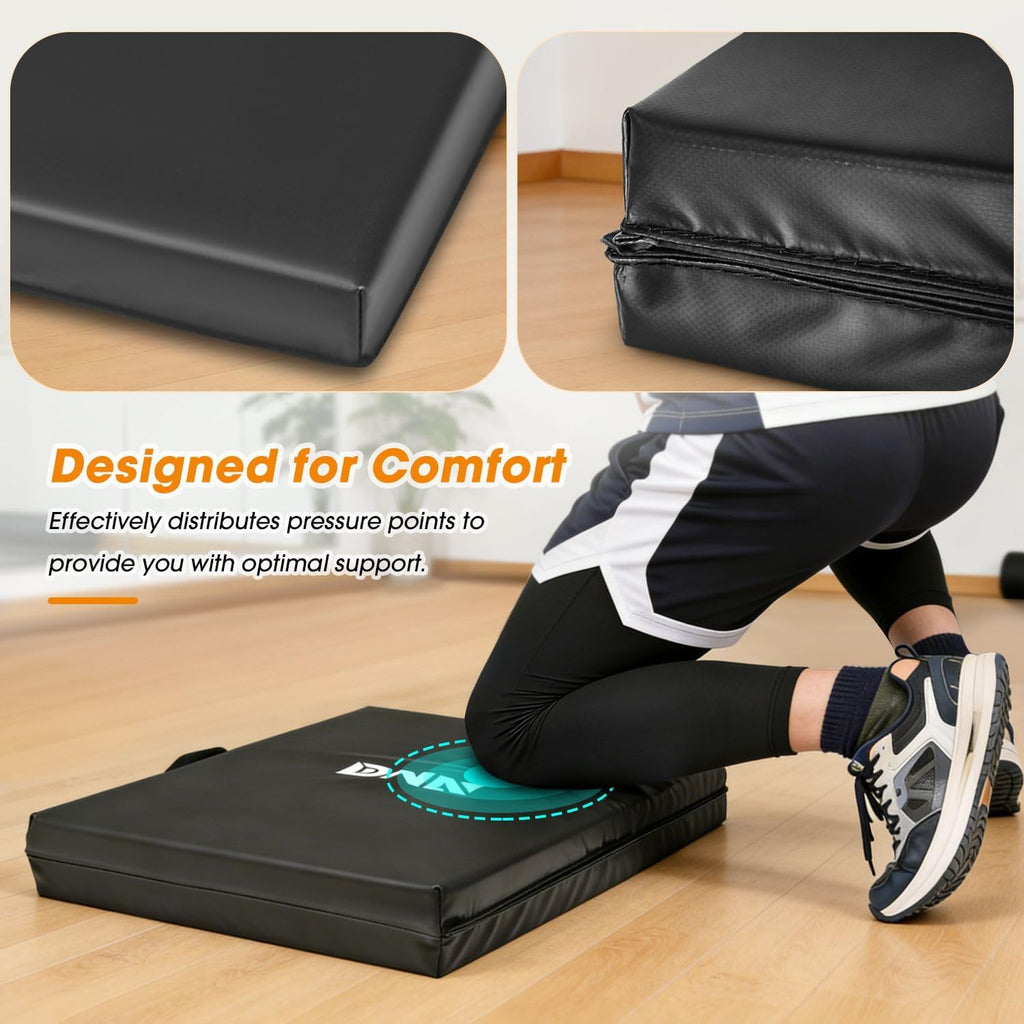 DNA Motoring Foldable Soft Kneeling Pad Mat Extra Thick Foam Knee Pad Mat Water Resistant 43 X 17.7 X 1.6 in for Auto